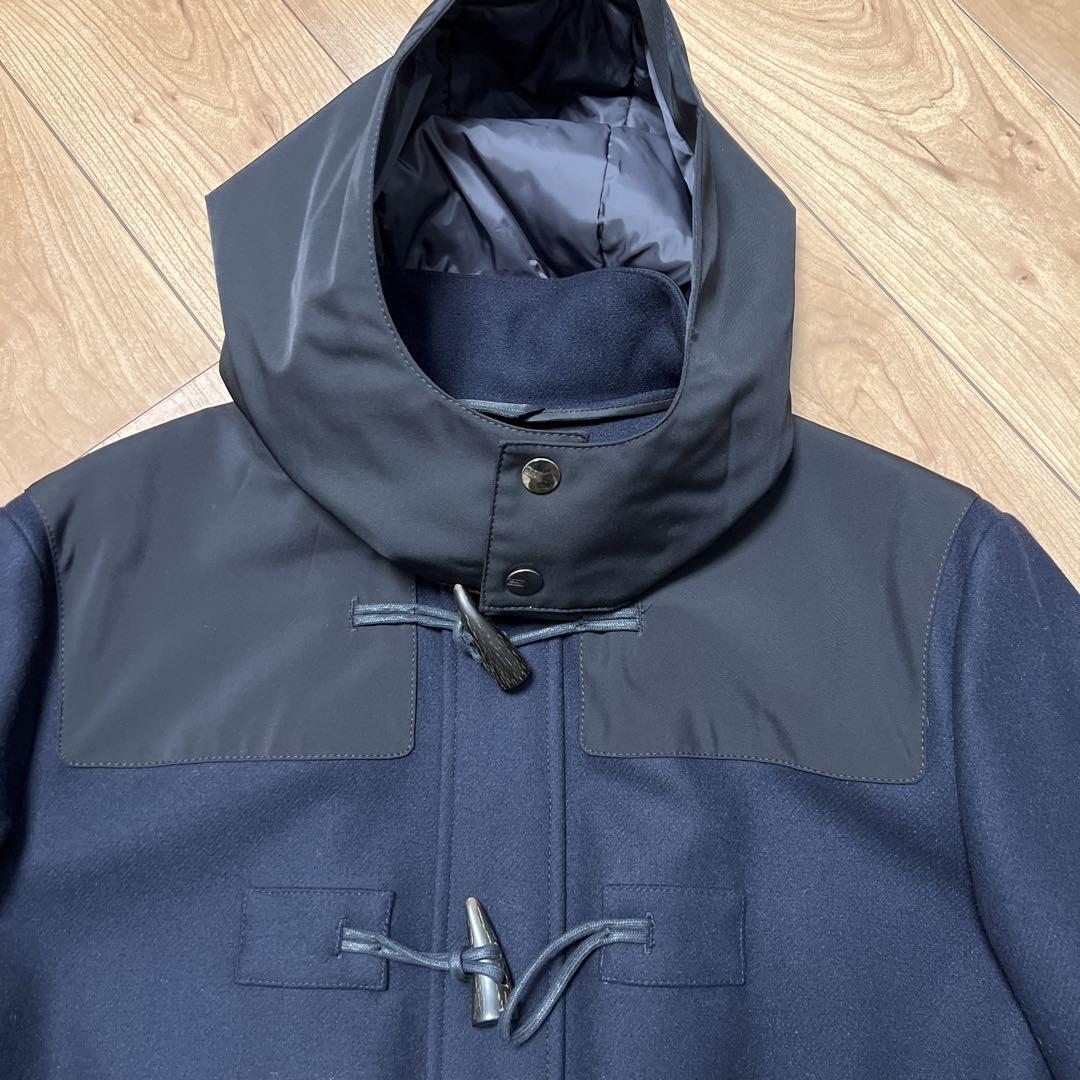 Armani Collection Wool Duffel Coat 52 Navy XL, Shoulder 51cm 