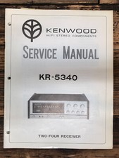 Kenwood KR-5340 Receiver Service Manual Original 