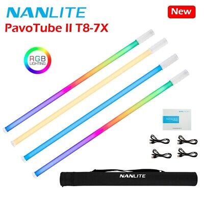 Nanlite PavoTube T8-7X RGB Handheld Led Video Light Tube Nanlite PavoTube T8-7X RGB Handheld Led Video Light Tube