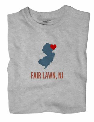 Fair Lawn New Jersey NJ T-Shirt HEART