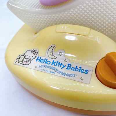 Sanrio HELLO KITTY Babies lamp with music box vintage 1993 Tomy | eBay
