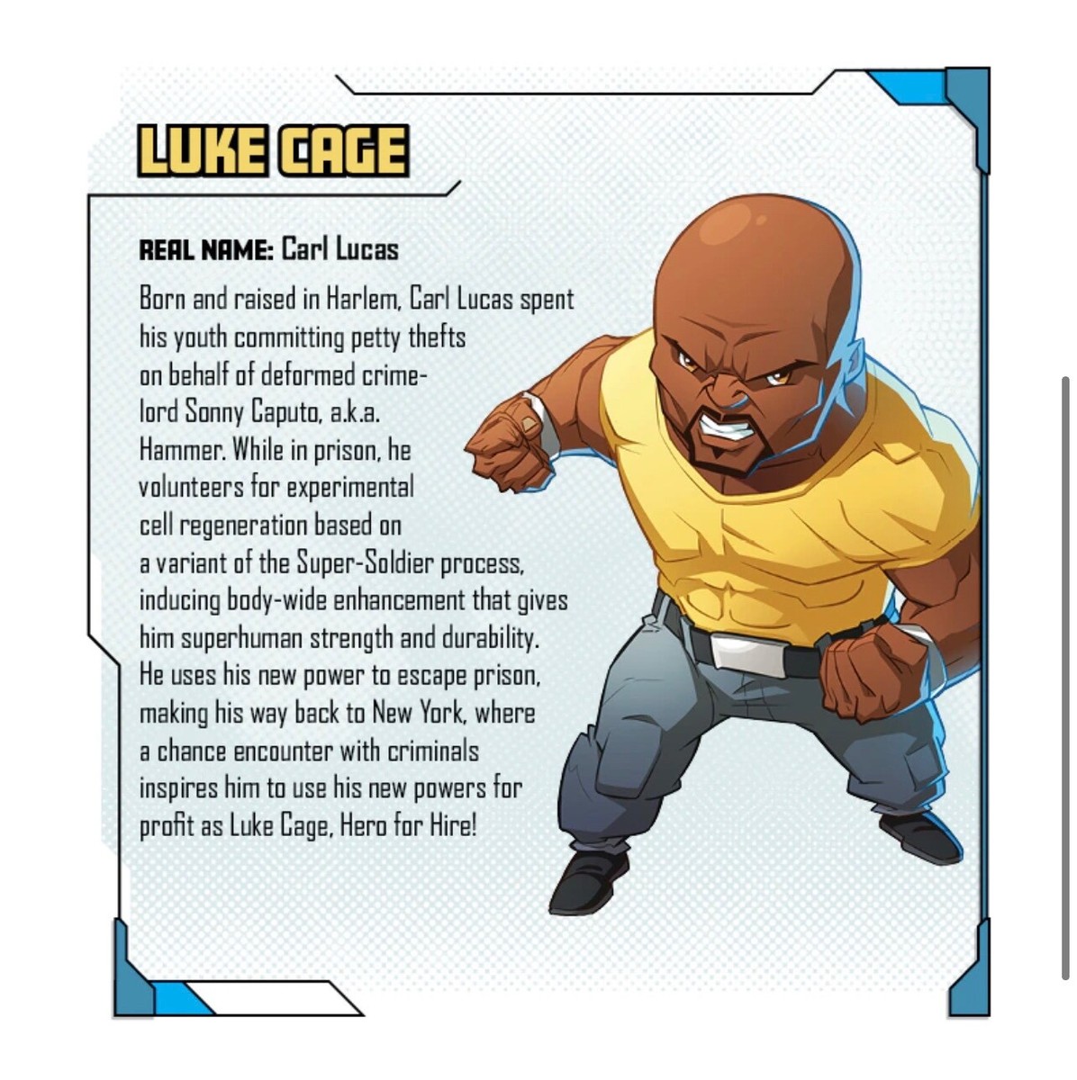 Marvel United – Eroe Esclusivo Luke Cage (Kickstarter) – CMON – Espansione - Foto 2
