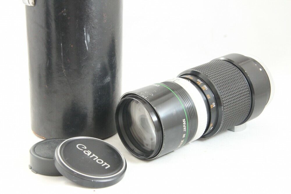 RARE Canon FL-F 300mm F/5.6 Telephoto First FLUORITE Lens 1969s