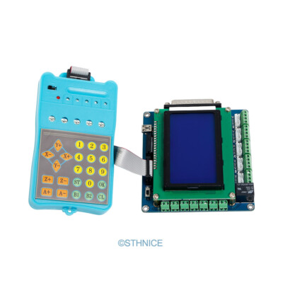 5Axis CNC Router Mill Breakout Interface Board, LCD Display, KeyPad,Gcode Record