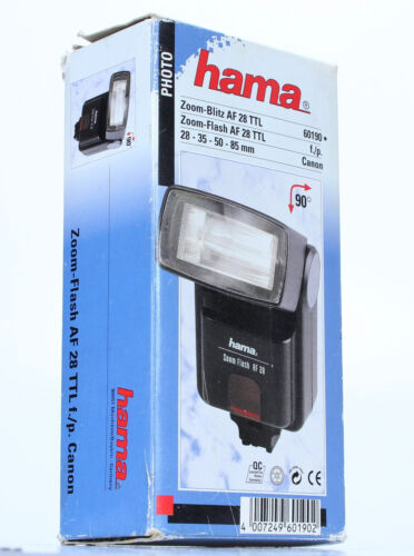 Hama AF28 Flash pour appareil photo argentique Canon Réf#B-633) - Foto 7 di 8