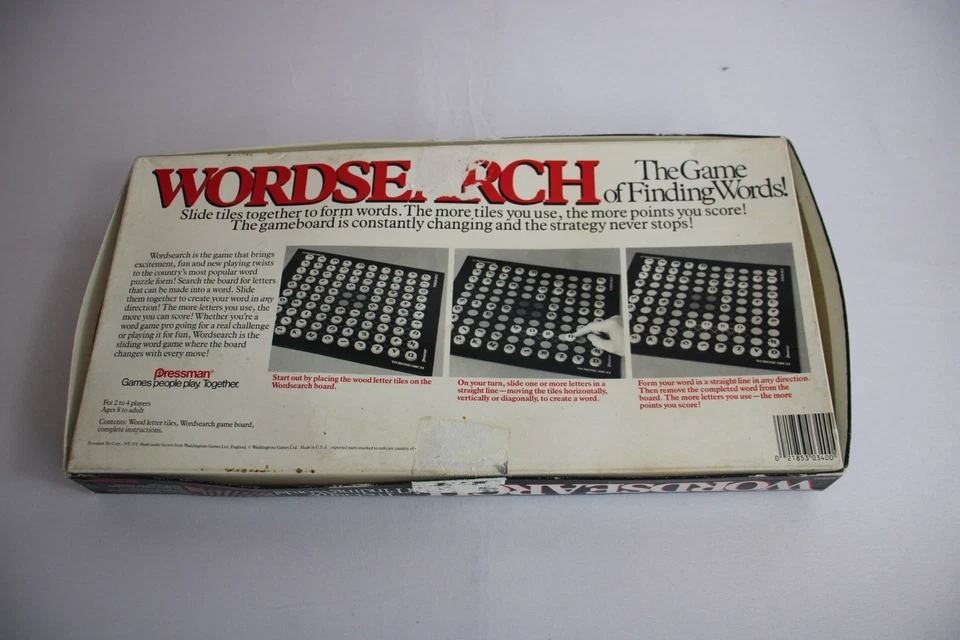 VTG Wordsearch: The Game of Finding Words by Parker Brothers 1988 EUC - Image 2 of 4
