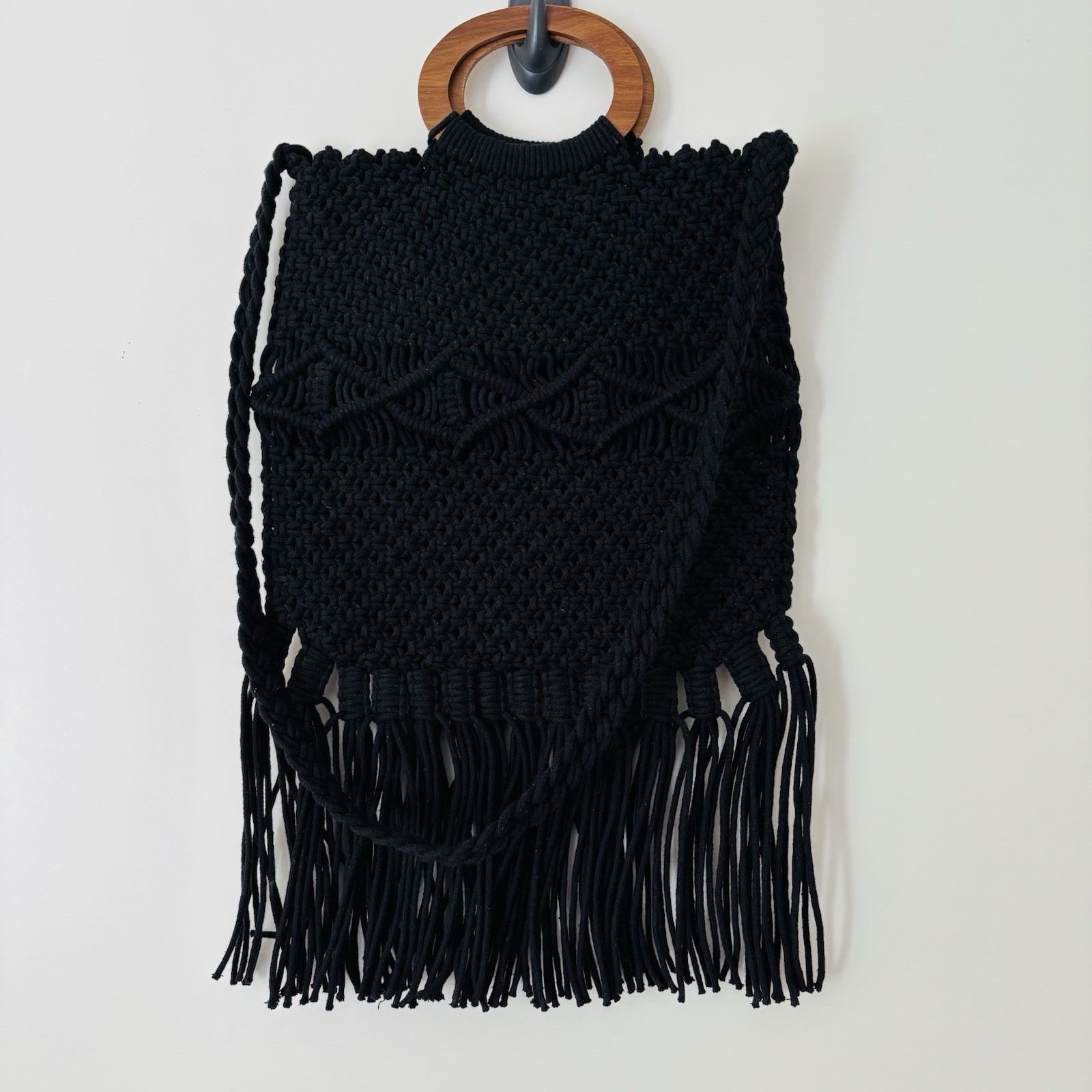 Danielle Nicole Crochet Boho Shoulder Bag Hippie … - image 2