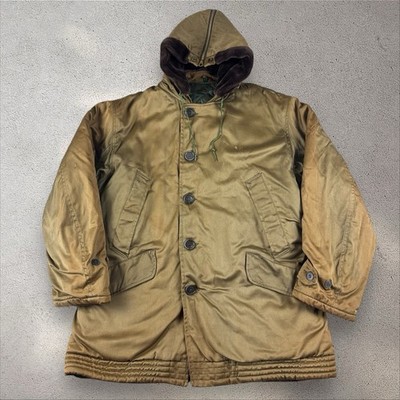 Vintage Daroson N-3B Style Cold Weather Parka Jacket Fits XL 70s