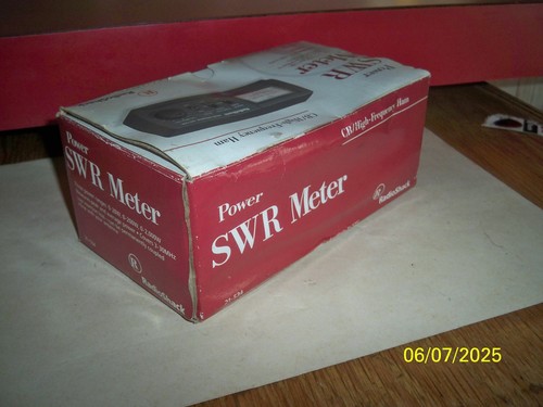 Vintage Radio Shack SWR Power Meter 3-30MHZ 2000W 21-534 CB/HAM NOS - Photo 3/3
