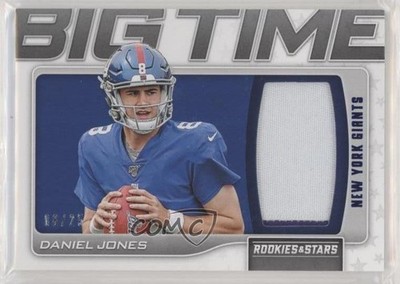 2019 Panini Rookies & Stars Big Time Prime 8/25 Daniel Jones #BT-DJ RC uk2