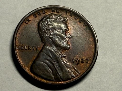 1927 Lincoln wheat cent. AU. #g1