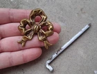 Antique decoration / cover nails KNOT, bronze or brass No. 44C