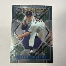 1995 Topps Finest #224 Giants Trevor Wilson Baseball Card