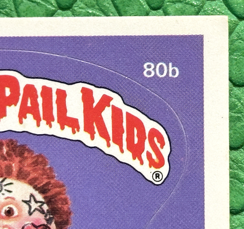 Spazzatura secchio bambini 1985 2a serie 2 galleria d'arte 80b lucido Mike Back - VG/EX - Foto 3 di 10