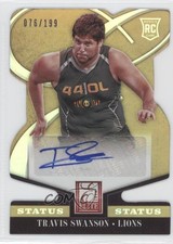 2014 Panini Elite Rookie Status Gold Die-Cut 76/199 Travis Swanson #192 Auto 1z1