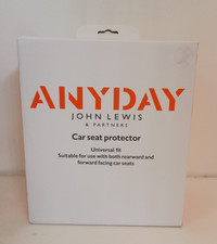 John Lewis ANYDAY Car Seat Protector Universal Fit ISOFIX Compatible F17 B418