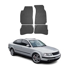 OMAC Gummi Fußmatten für VW Passat B5 1997-2005 Automatten Gummi Schwarz 4tlg