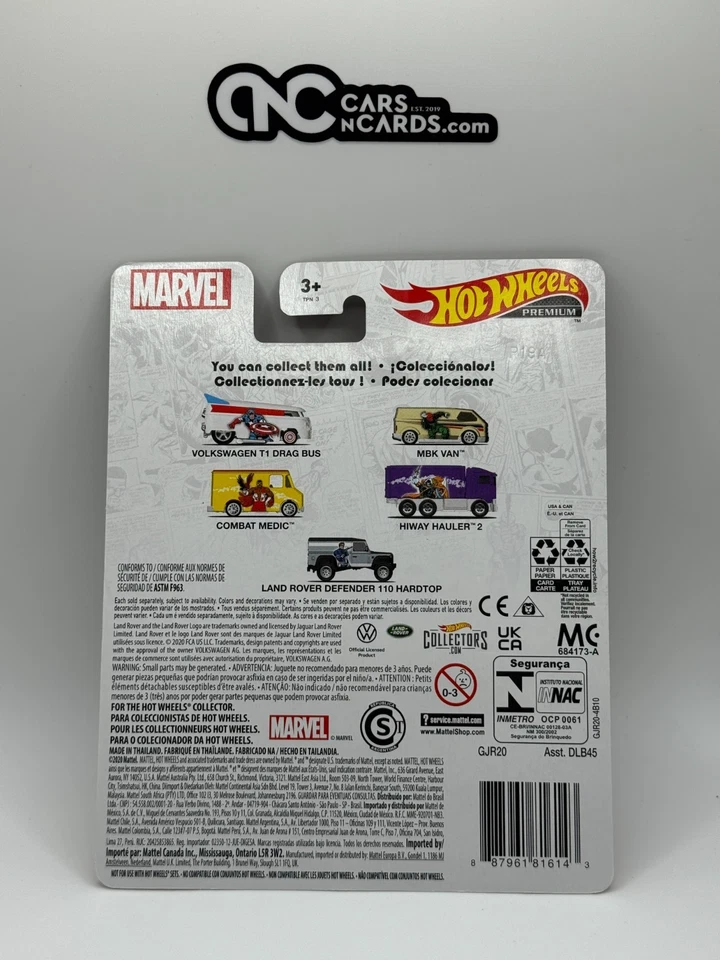 Furgoneta Hot Wheels Premium Marvel Capitán América 2021 2/5 MBK Foto 2 de 2