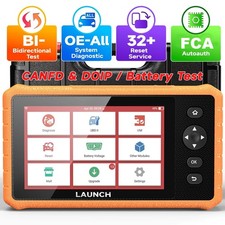 Launch OBD2 Scanner Full Systems Active Test ABS TPMS 32 Resets Diagnostic Tool