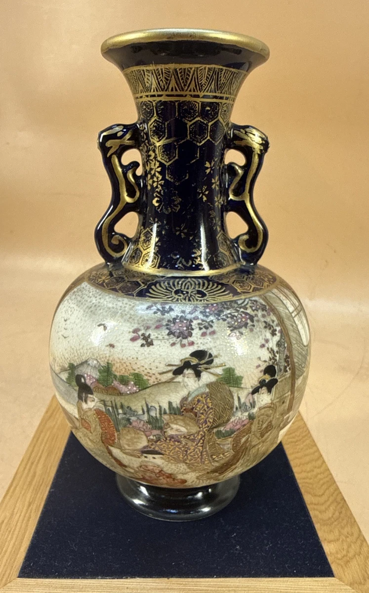 陶瓷日本古董花瓶| eBay