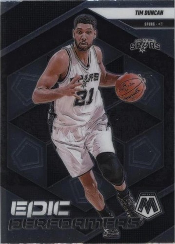 2024-25 Panini Mosaic Prizm Epic Performers Tim Duncan #19 Spurs
