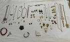 Vintage /New Costume Jewelry Lot  All Wearable Earrings Necklace 1928 Trifari