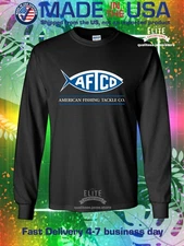 New AFTCO American Fishing Tackle Men's Long Sleeve T-Shirt American Size S-5XL