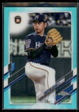 2021 Topps Chrome NPB Takayuki Katoh Aqua Refractor /199 Ham Fighters