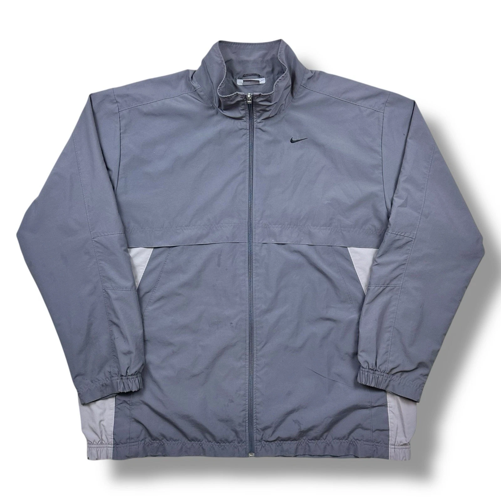 Vintage Y2K Nike Windbreaker Jacket Center Swoosh Full Zip 90s Men’s Size XL USA