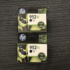 2 Genuine HP 952XL Black Ink Cartridge Expired 12/2021 NEW IN BOX