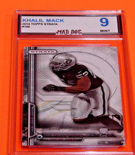KHALIL MACK Rookie***2014 TOPPS STRATA #196***RAIDERS**MINT 9**Mad Dog GRADED