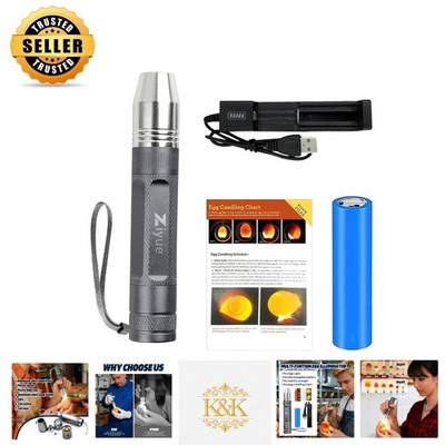5 Modes Professional Egg Candling Light - Safe for Chickens, Ducks, and Quail