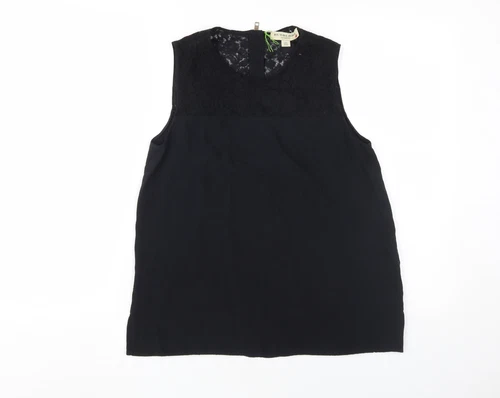 Camicia tunica donna Burberry nera in pizzo M