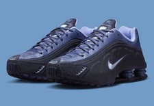 Nike Shox R4 Obsidian Blue Reflective US8 - 11 Mens Sneakers Casual Shoes NEW✅