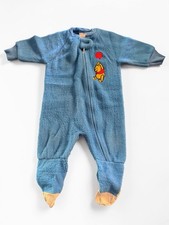 Vintage Pre 1986 Winnie The Pooh Footed Blanket Sleeper Pajamas Size 1 T