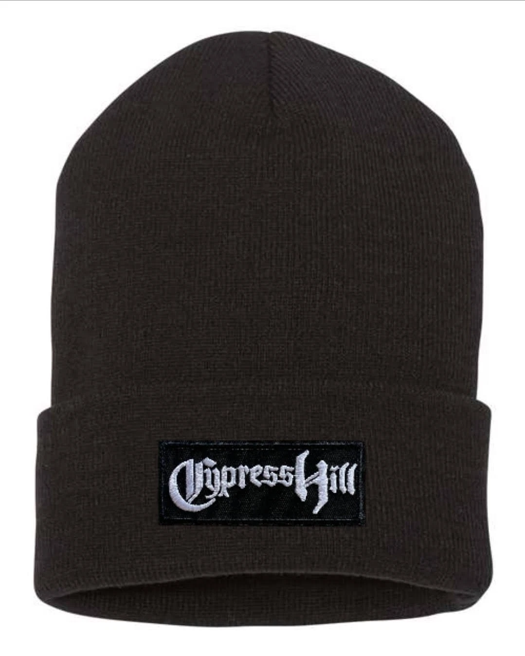 NEW KUSTOM HATZ CYPRESS HILL PATCH BEANIE BLACK OSFA ADULT LIMITED EDITION