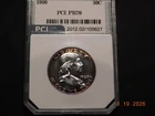 1960 Franklin Half Dollar PR70–Stunning Light Purple Rim Toning–Rare Proof
