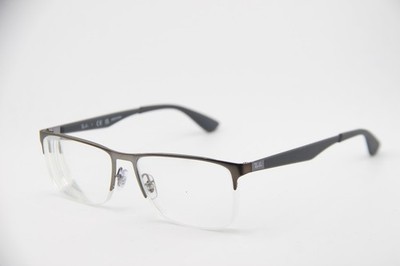 RAY-BAN RB 6335 2855 GUNMETAL GRAY AUTHENTIC FRAMES EYEGLASSES 56-17 K2
