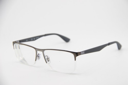 RAY-BAN RB 6335 2855 GUNMETAL GRAY AUTHENTIC FRAMES EYEGLASSES 56-17 K1