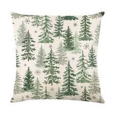 1x Christmas Decorative Pillowcase Christmas Tree Throw Pillow Cushion Cover