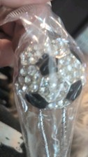 Soccer  Rhinestone Headbands and for Women Girls Bezel New Silver