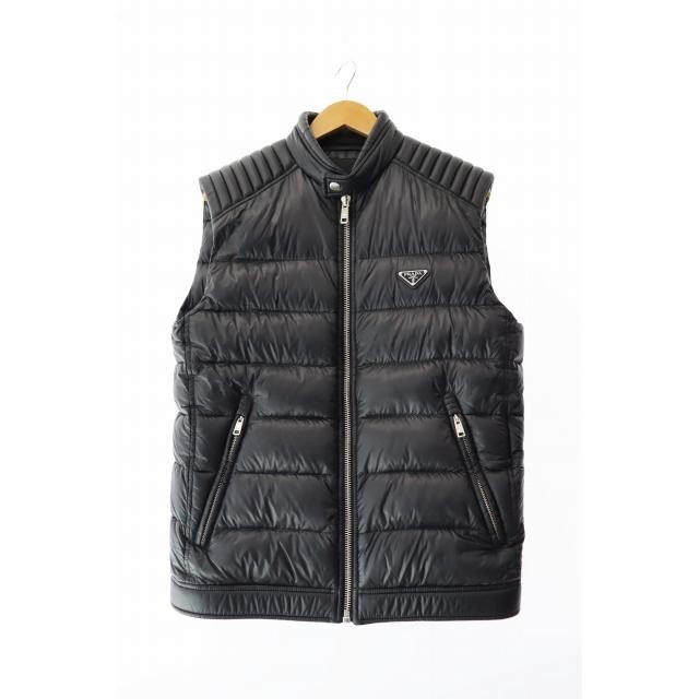 【美品】プラダ　ダウンベスト　ネイビー　サイズ48 SGB628 楽天市場】プラダ PRADA ダウンベスト ダウンベスト 衣料品