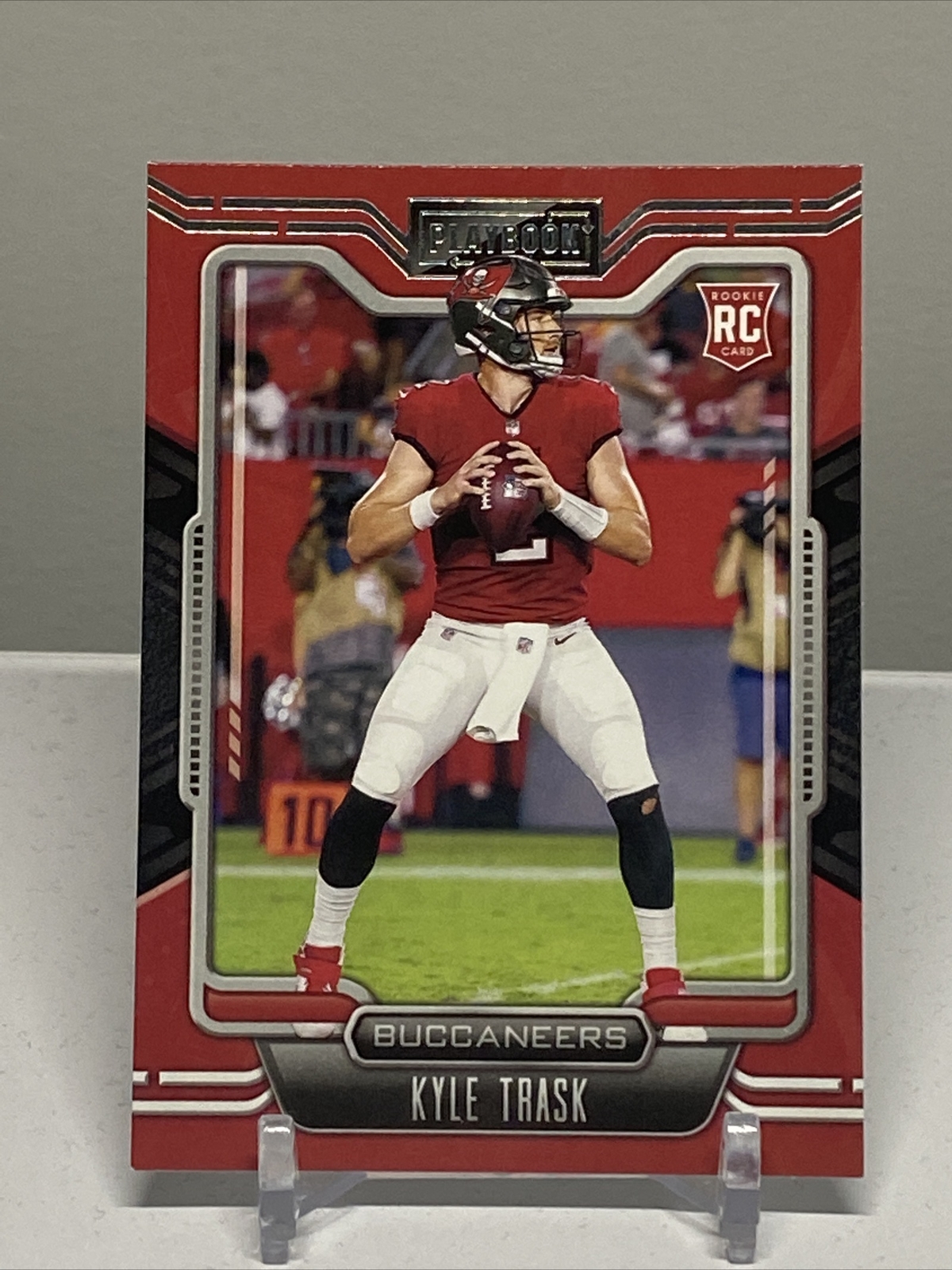 2021 Panini Playbook Kyle Trask Tampa Bay Buccaneers Rookie Rc #121