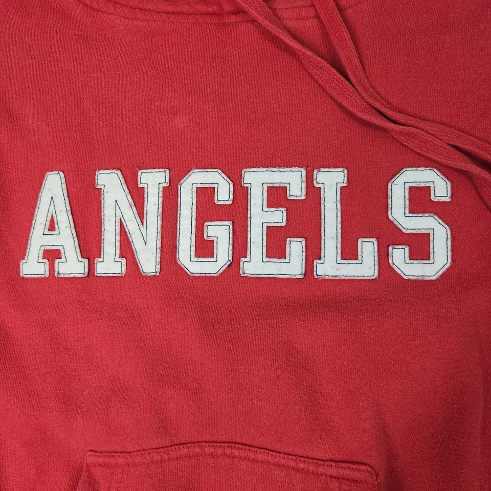 MLB Angels Hoodie Jacket Womans Medium M Red Soft As A Grape - Image 3 of 4