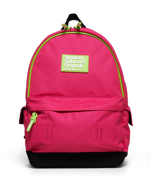 Superdry Nuevo Mujer Estroboscópico Luz Montana Mochila - Rosa con Etiqueta  | Compra online en eBay