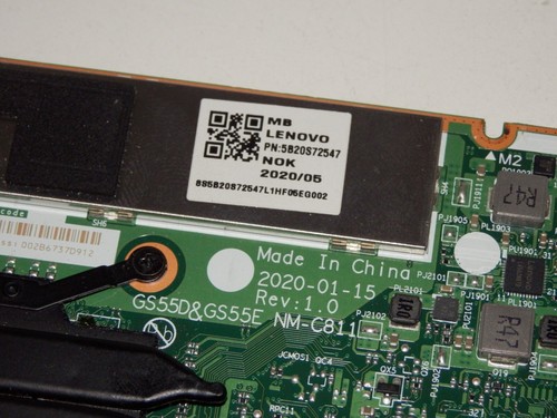 Lenovo IP 5 15ARE05 - Mainboard Mother Board, Ryzen 5 4600U, 16GB RAM, Radeon - Photo 2/3