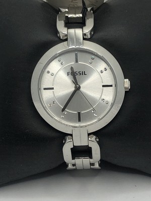 Analog Silver Dial Quartz Wrist Watch 