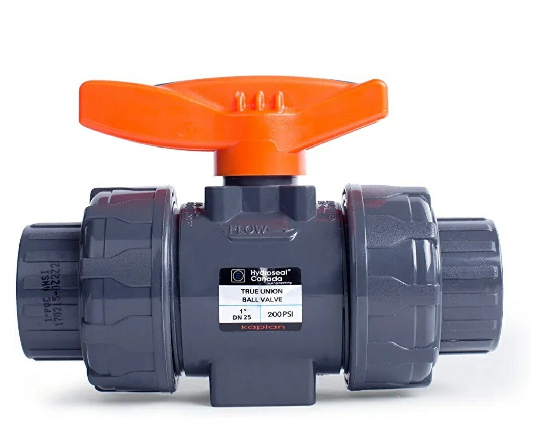 Pvc union 2024 ball valve