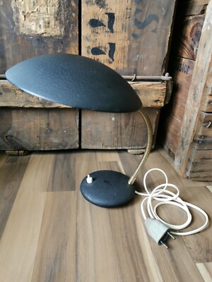Kleine Vintage 50er Jahre Philips Schwanenhals Schreibtischlampe, Mid Century