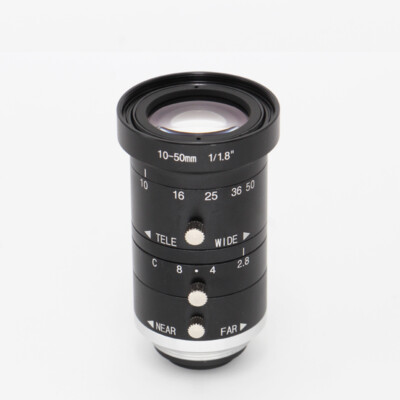 CCTV 1/1.8'' Format 8.0 Megapixel Manual Iris Lens 10-50mm C-Mount Lens